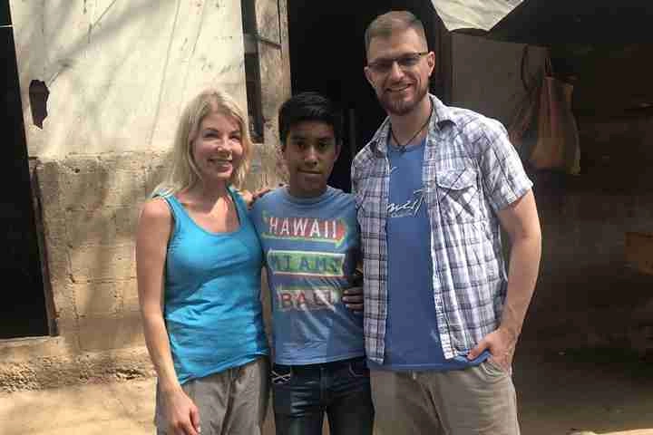 Picture of Karisha and Juan with ramon